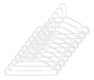 10PK Plastic Hangers