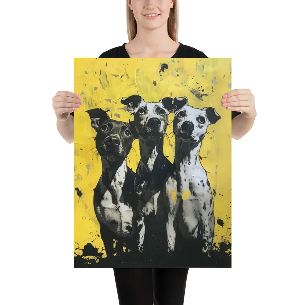 3 Dog Night Dog Art Poster Print