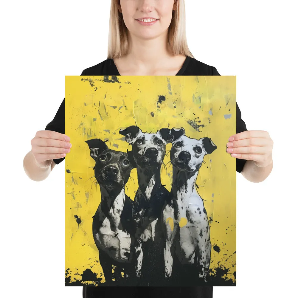 3 Dog Night Dog Art Poster Print