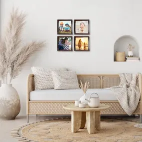 ARCANE DECOR™️ Square Photo Frames For Wall Decoration Set of 4-8x8 Photo Frames For Home, Office or Wall Decoration, Ideal Gift for Friends and Family, Wall Hanging for Home Decor