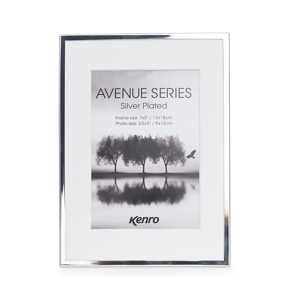 Avenue Series Silver Plated Photo Frames