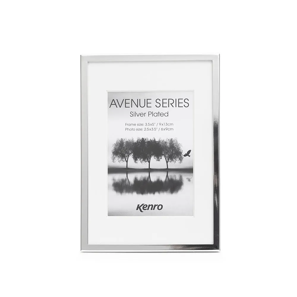 Avenue Series Silver Plated Photo Frames