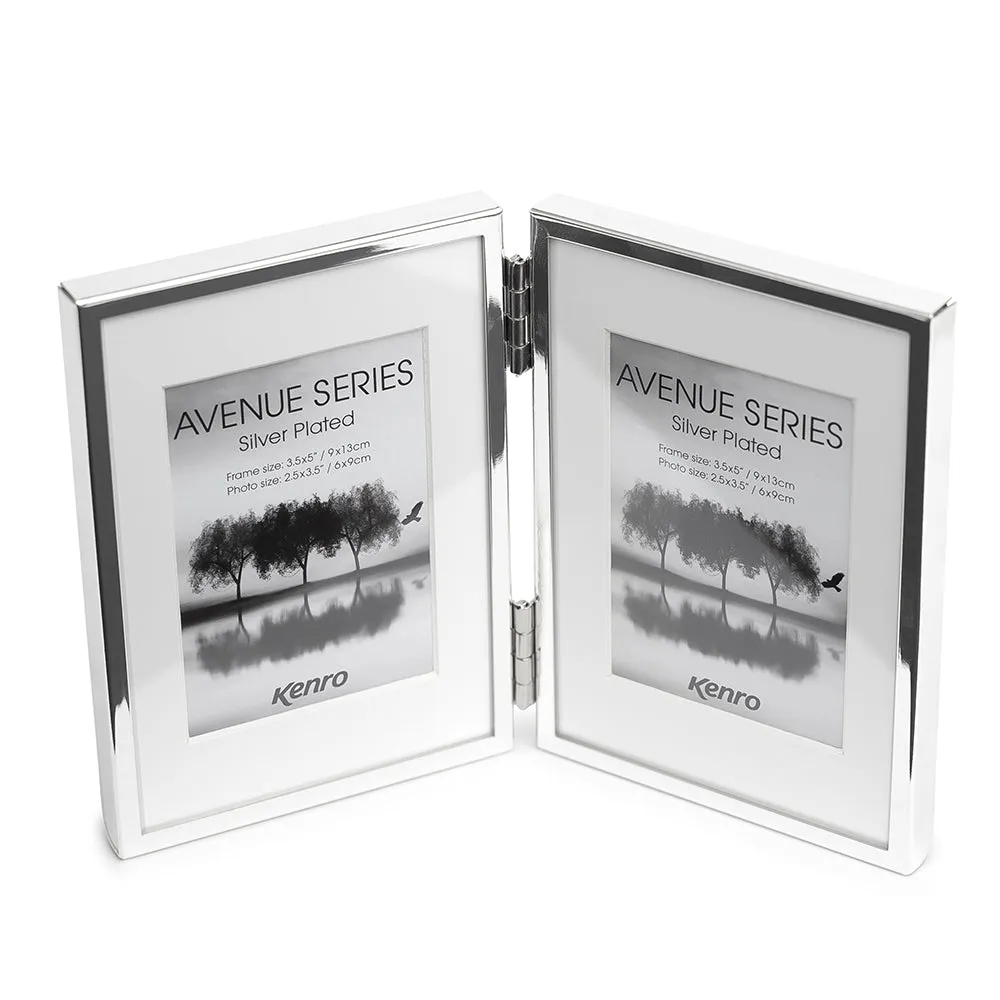 Avenue Series Silver Plated Photo Frames