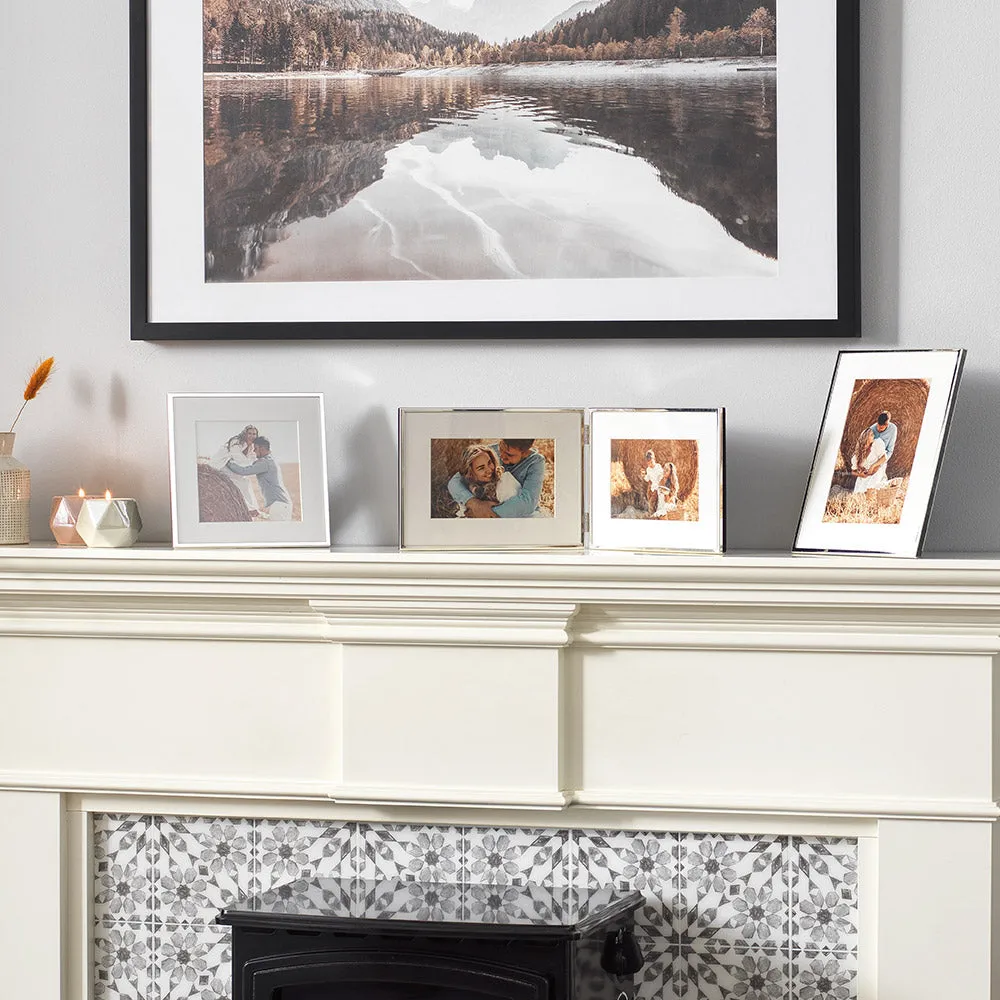 Avenue Series Silver Plated Photo Frames