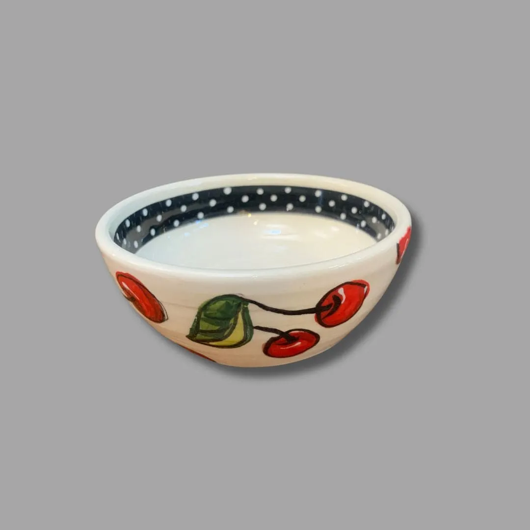 Cherry Dip Bowls: set of 3