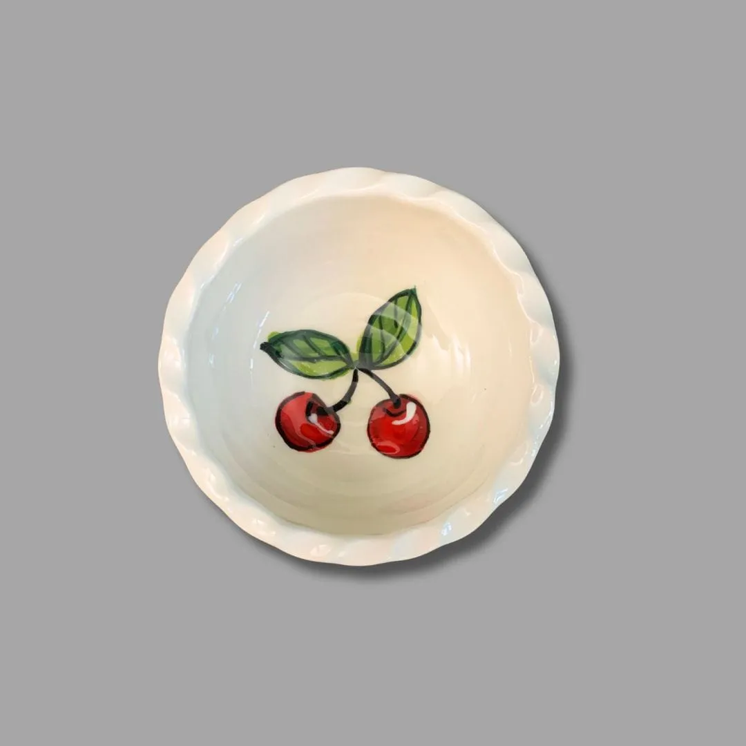 Cherry Dip Bowls: set of 3