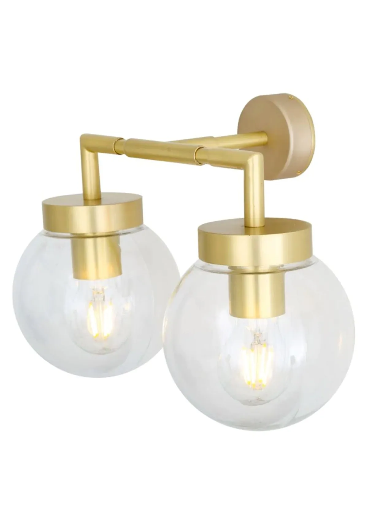 Jordan Double Globe Wall Light