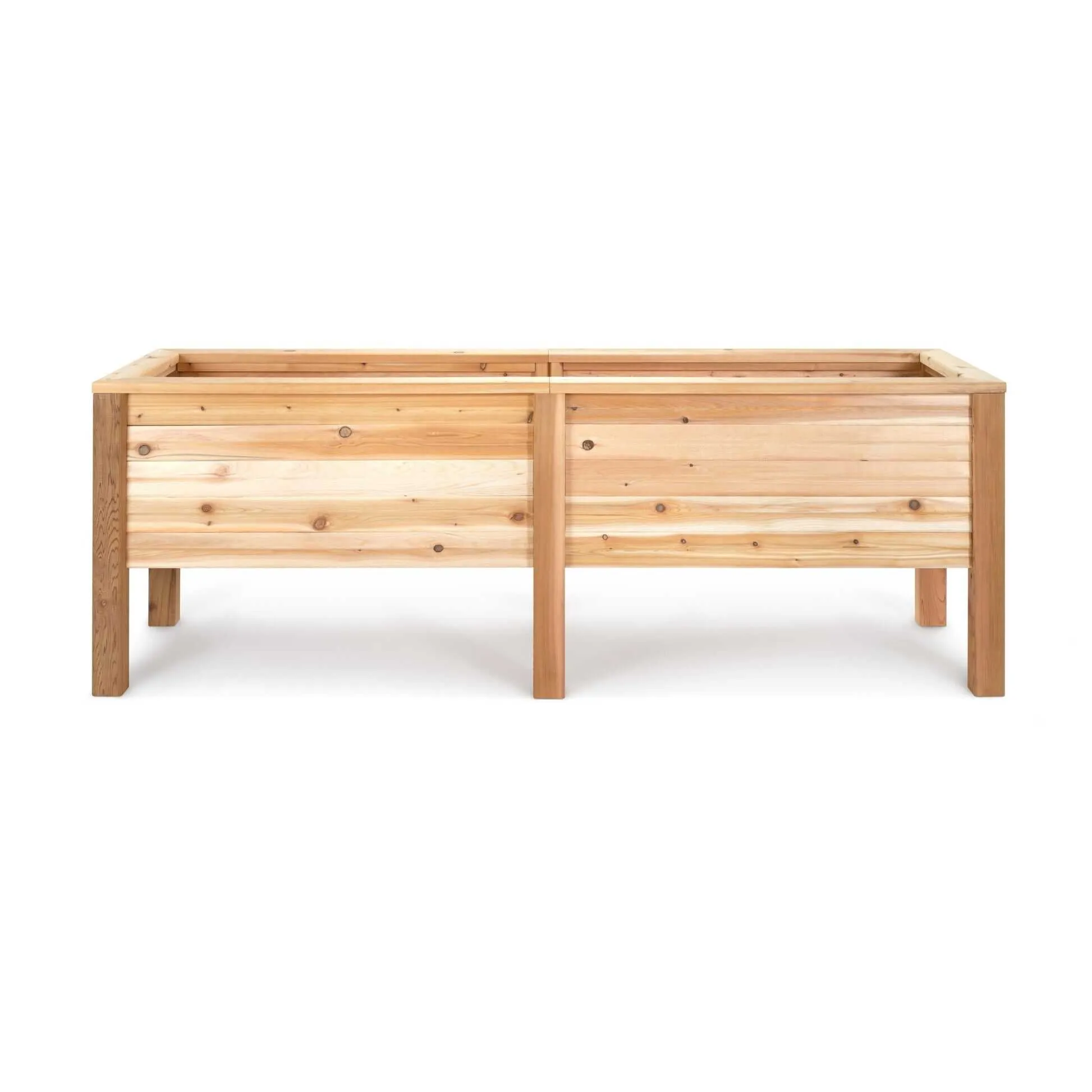 Large Cedar Elevated Planter 25.5" x 91" x 31"