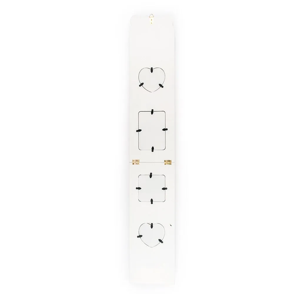 PERSONALIZED PANDA BEAR CHILDREN'S GROWTH CHART & FRAME