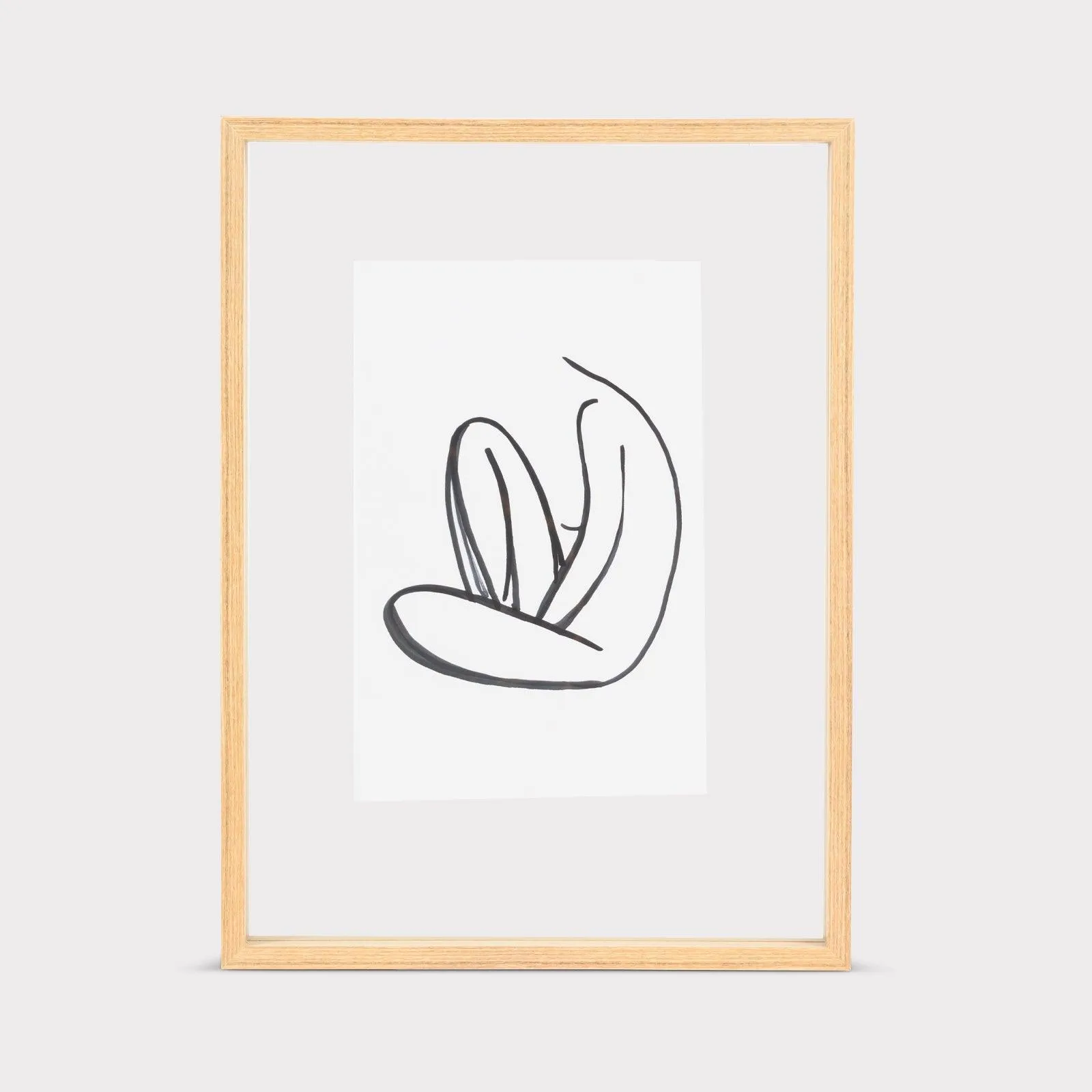 Photo frame Floating Aesthetic L, Natural