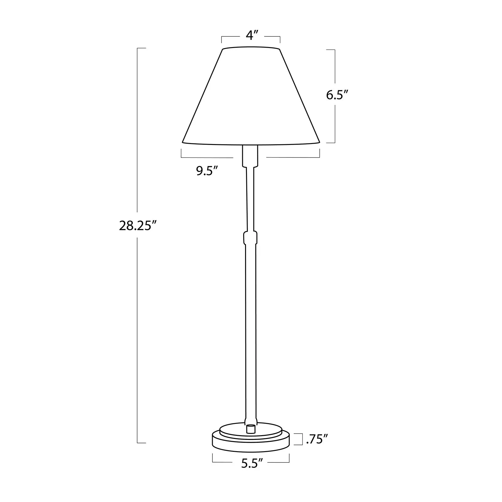 Polly Buffet Lamp (Natural Brass with Rattan Shade)