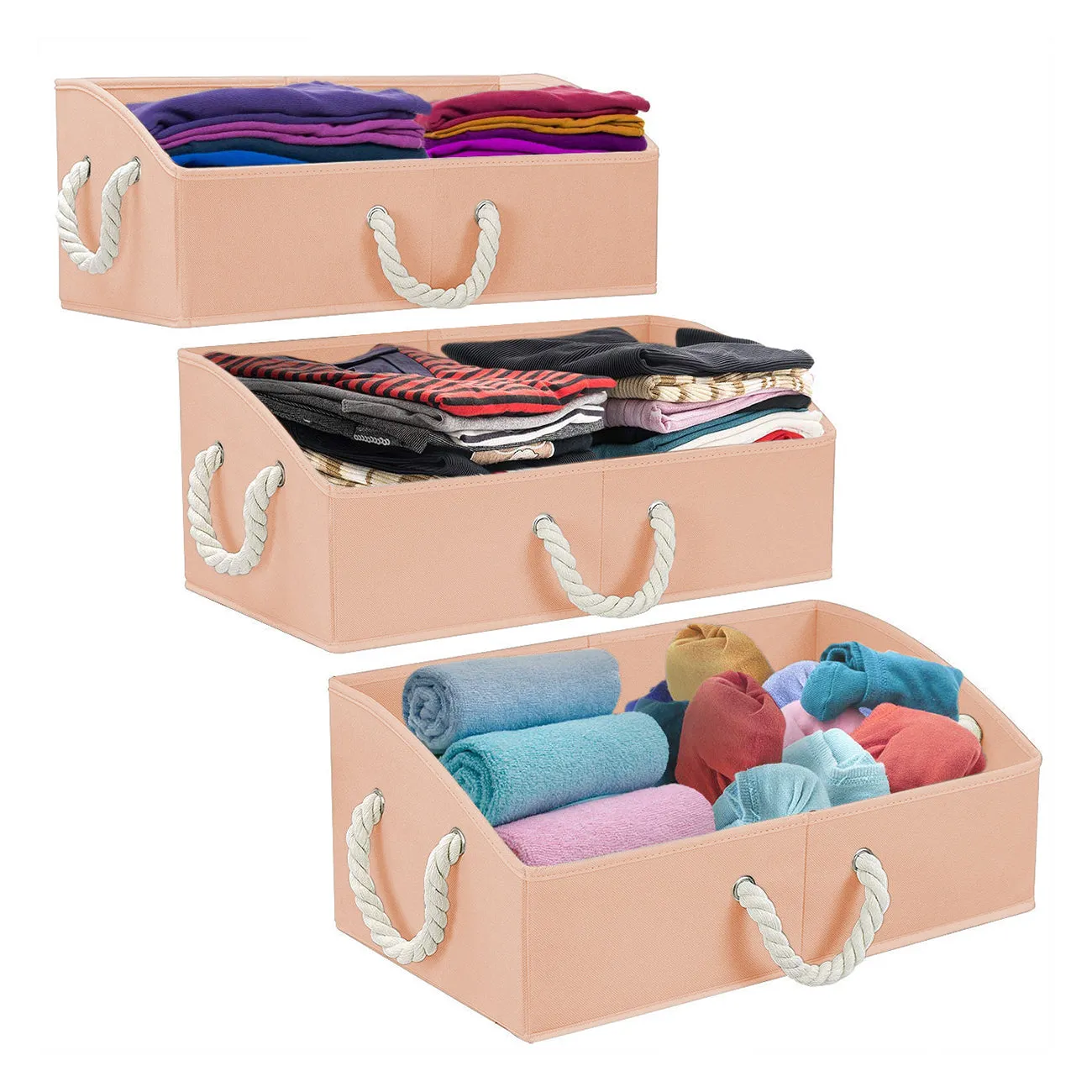 Trapezoid Storage Bins (3 Pack)