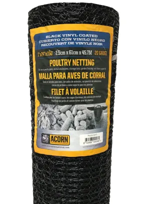 VINYL COATED POULTRY NETTING • 1" • 48"X 150'